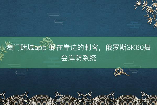 澳门赌城app 躲在岸边的刺客,俄罗斯3K60舞会岸防系统